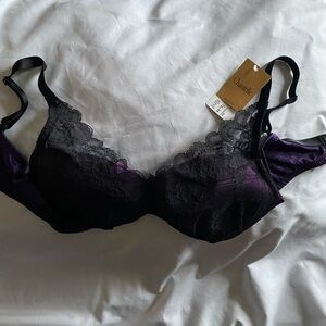 Women's Purple Lace Bra